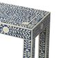 Butler Bone Inlay Bench in Blue, , large
