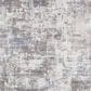 Central Oriental Trisha Yearwood Belmont Damarion 5" x 7" Grey and Blue Area Rug, , large