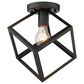 Golden Lighting Cassio Flush Mount in Matte Black, , large