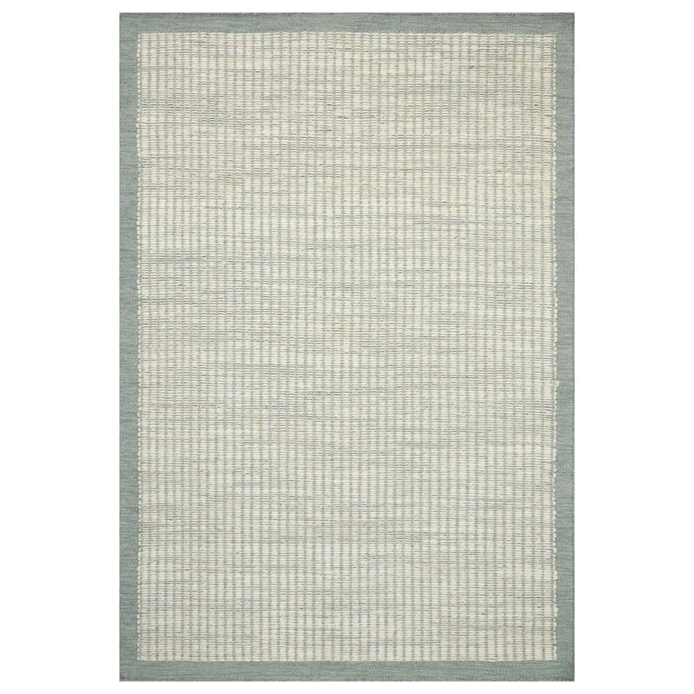 Amber Lewis x Loloi Lilah Ivory and Sky 3"6" x 5"6" Area Rug, , large