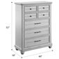 Emerald Home Furnishings New Haven 7-Drawer Chest in Oyster Shell, , large