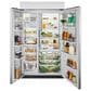 Sub Zero 28.8 Cu. Ft. Classic Side-By-Side Refrigerator with Pro Handle in Stainless Steel, , large