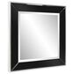 Howard Elliott Devon Square Mirror in Black and Clear, , large