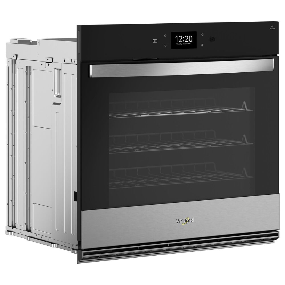 Whirlpool 30&quot; Single Smart Wall Oven with Air Fry in Fingerprint Resistant Stainless Steel, , large