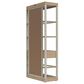 Riverside Furniture Sophie 1-Drawer Etagere in Brown, , large