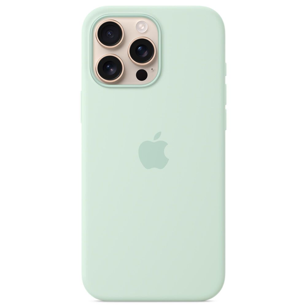 Apple Silicone Case with MagSafe for iPhone 16 Pro Max in Aquamarine, , large