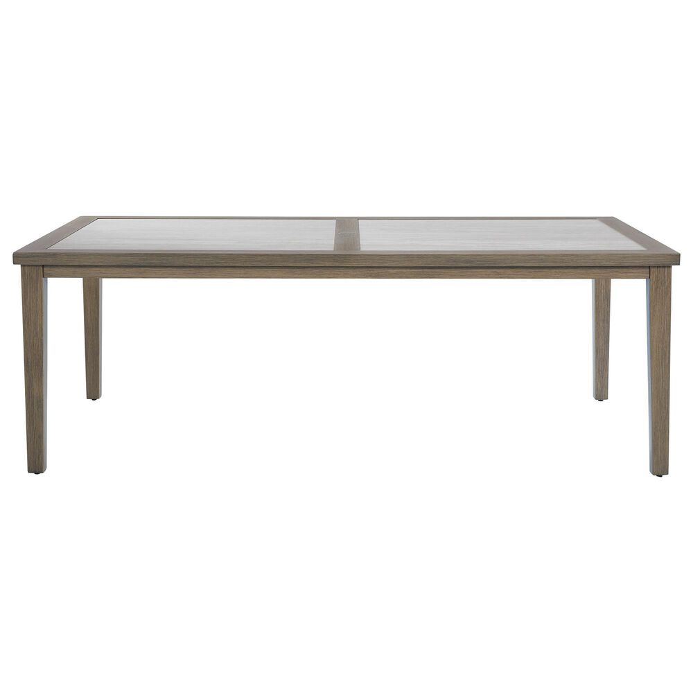 Ashley Rainier Ranch Rectangular Dining Table in Brown and Beige - Table Only, , large