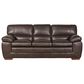 Simon Li Stationary Leather Sofa in Stampede Coffee, , large