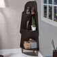 Furniture of America Carter 3-Shelf Corner Bookcase in Espresso, , large