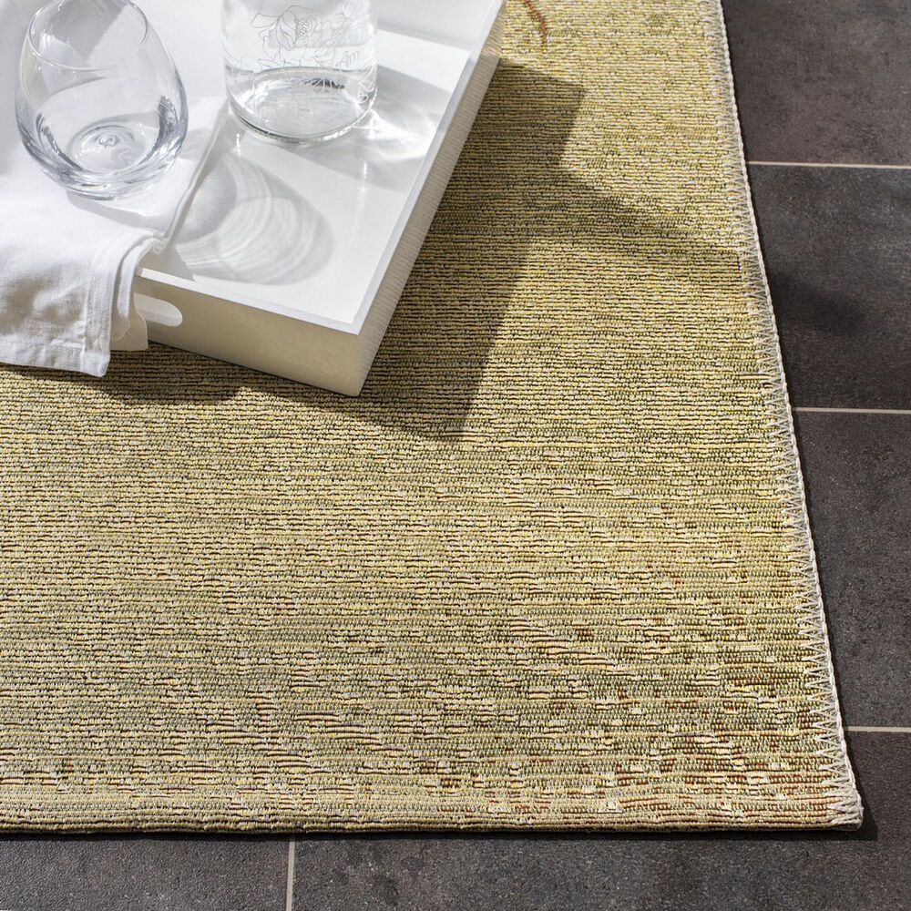 Safavieh Barbados 6&#39;6&quot; x 9&#39;4&quot; Gold and Blue Indoor/Outdoor Area Rug, , large