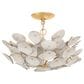 Troy Lighting Aimi 3-Light Semi Flush Mount in Vintage Gold Leaf, , large