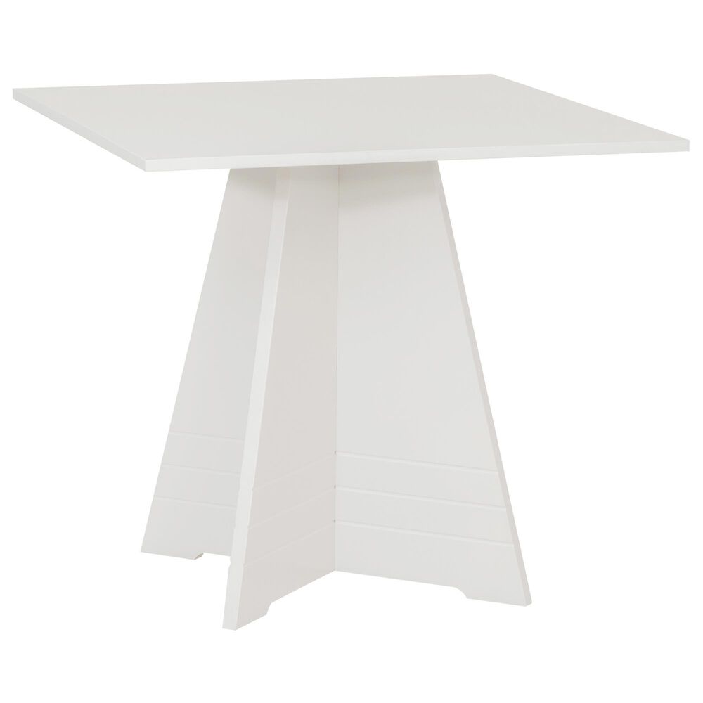 Linon Home Decor Nova Dining Table in White - Table Only, , large