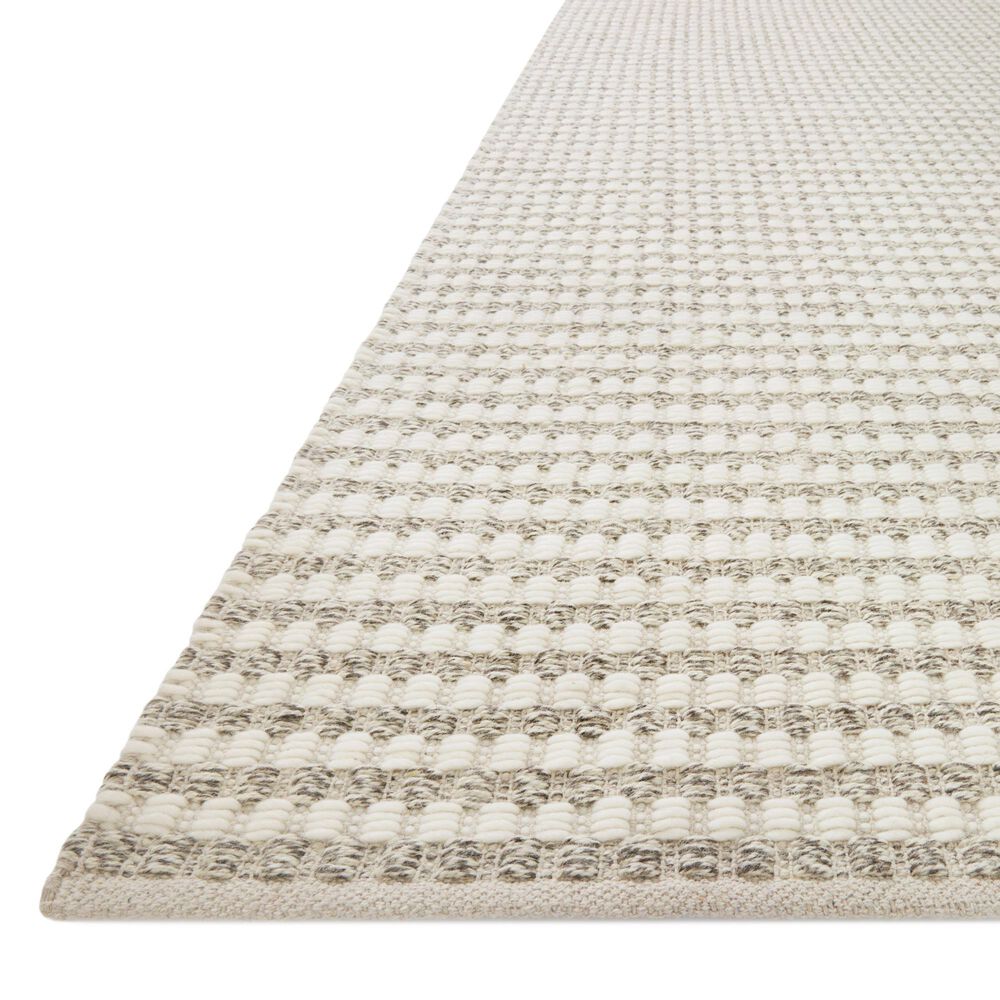 Amber Lewis x Loloi Ojai 5&#39; x 7&#39;6&quot; Ivory and Stone Area Rug, , large