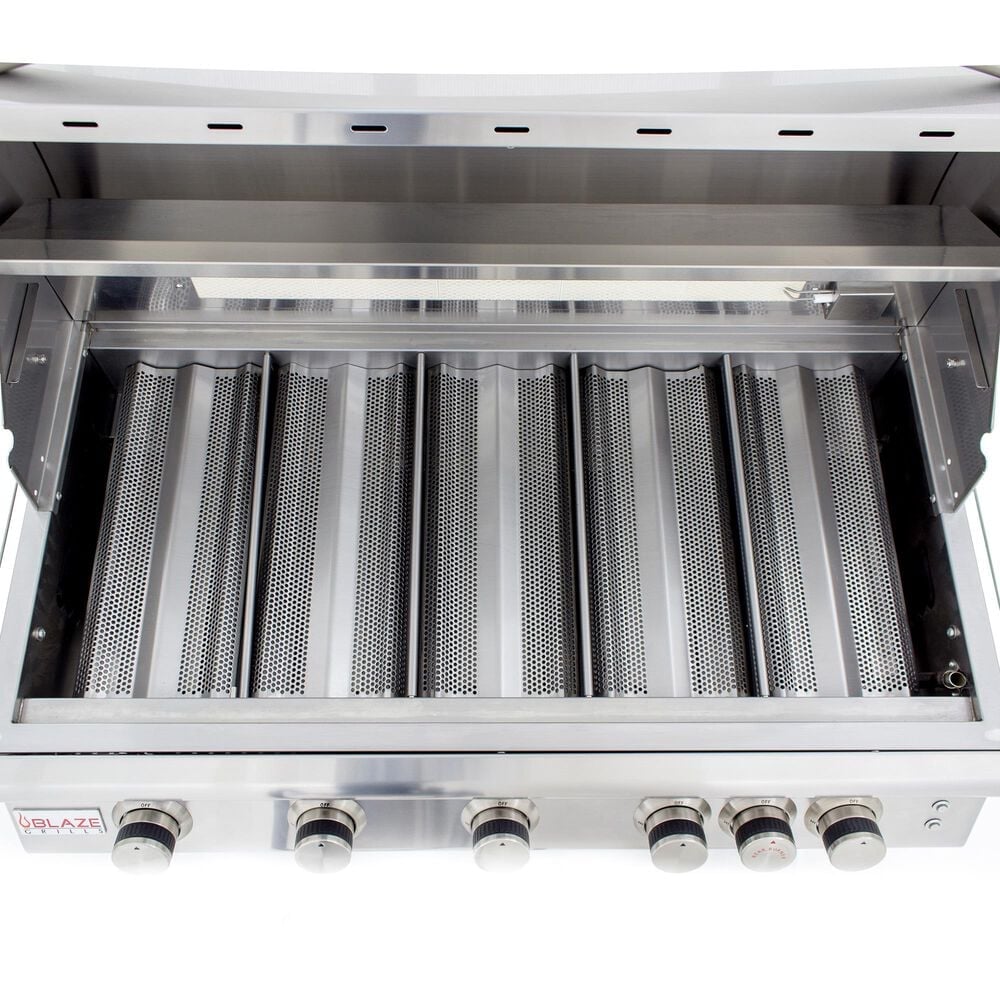 Blaze 40&quot; LTE Liquid Propane Grill with 5-Burner in Stainless Steel, , large