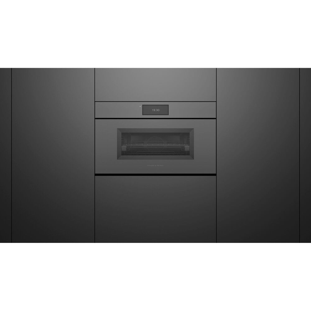 Fisher &amp; Paykel 1.9 Cu. Ft. Minimal Compact Convection Speed Oven in Gray, , large