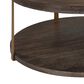 Uttermost Palisade Coffee Table in Coffee Oak and Antique Gold, , large
