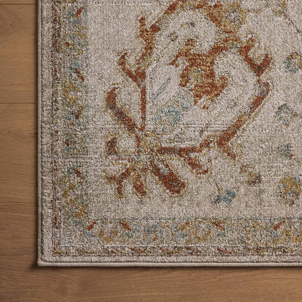 Magnolia Home Mona Oatmeal and Multicolor 5&#39; x 7&#39;8&quot; Area Rug, , large