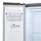 LG 22.5 Cu. Ft. Side-By-Side Counter-Depth Refrigerator in PrintProof Stainless Steel, , large