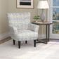 Emerald Home Furnishings Flower Power Accent Chair in Blue Cadet, , large