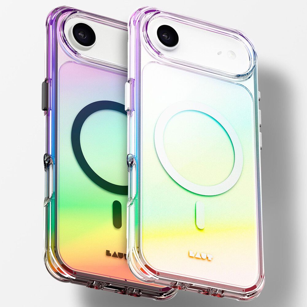 LAUT Aero Holo Case with MagSafe for iPhone Air in Pearl, , large
