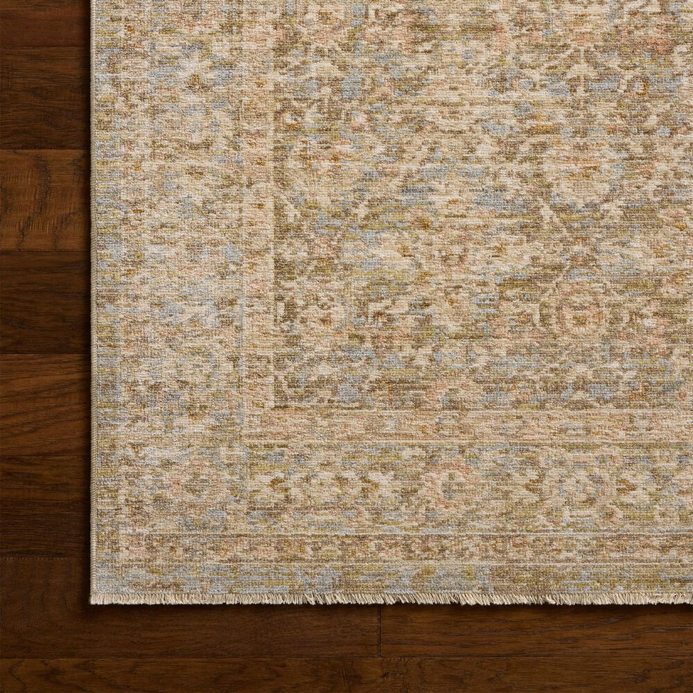 Loloi Elora Sky and Terracotta 5' x 7'6" Area Rug, , large