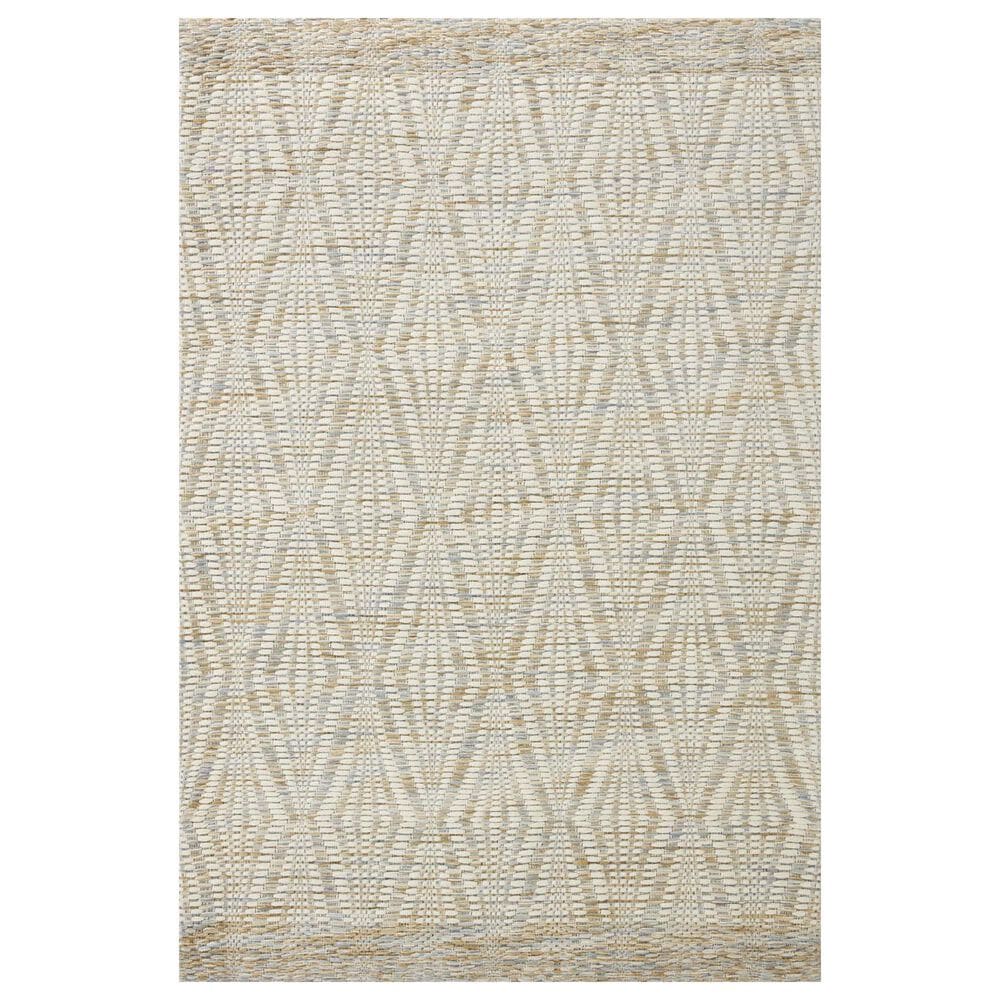 Loloi Kenzie 7"9" x 9"9" Ivory and Sand Area Rug, , large