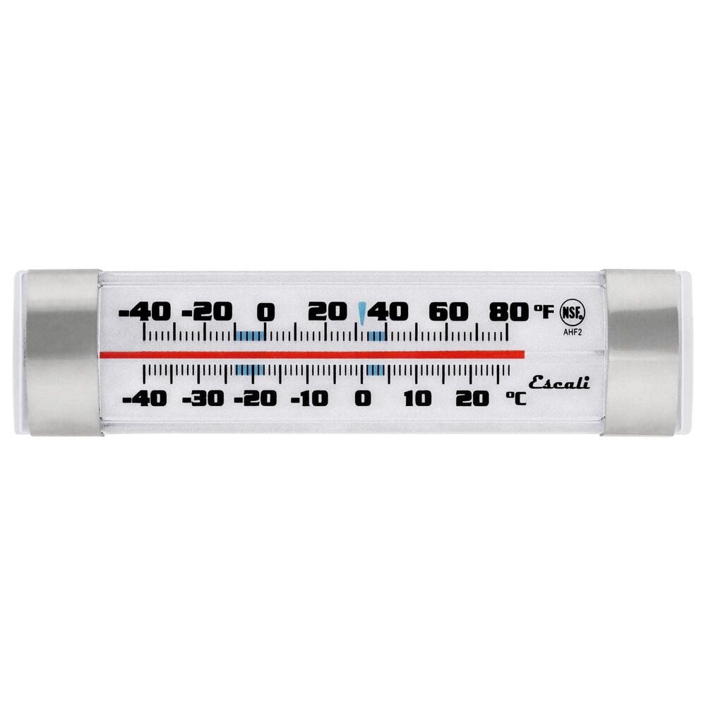 Kitchen Supply Thermometer for Column Refrigerator and Freezer in White and Silver, , large