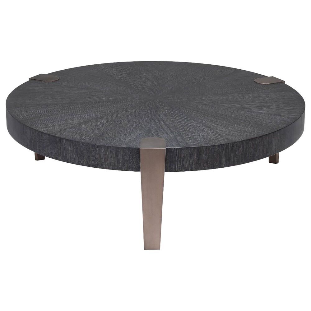 Eichholtz Oxnard Coffee Table in Medium Bronze and Charcoal Grey, , large