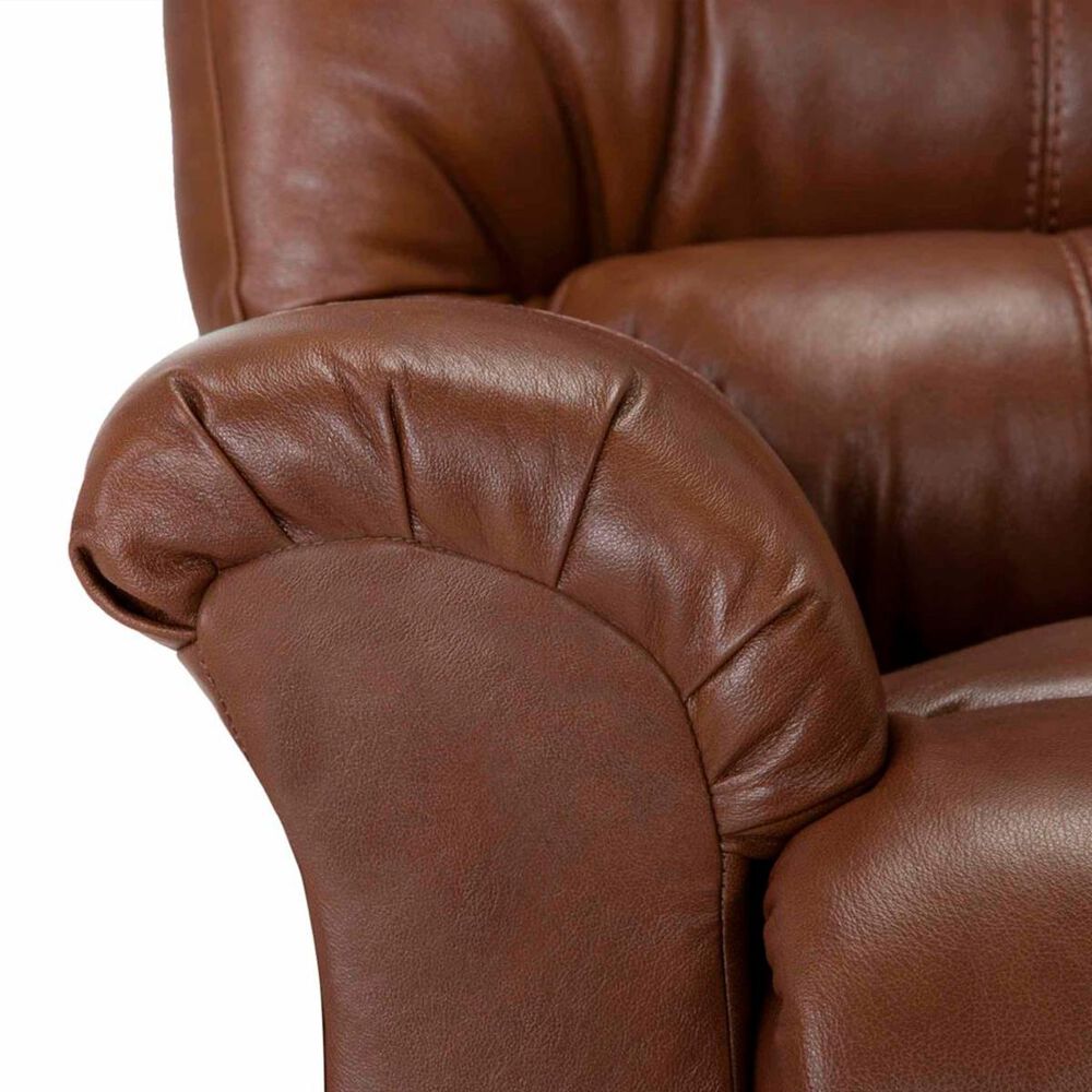 Moore Furniture Hewett Lift Recliner with Heat and Massage in Whiskey Brown, , large