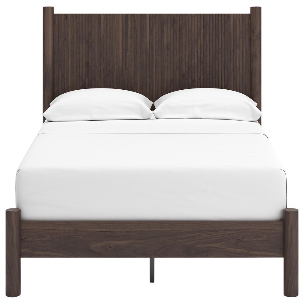 Ashley Pamytta 4-Piece Full Panel Platform Bedroom Set in Rich Brown, , large
