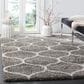 Safavieh Hudson Shag SGH280B-10 10" x 14" Grey/Ivory Area Rug, , large