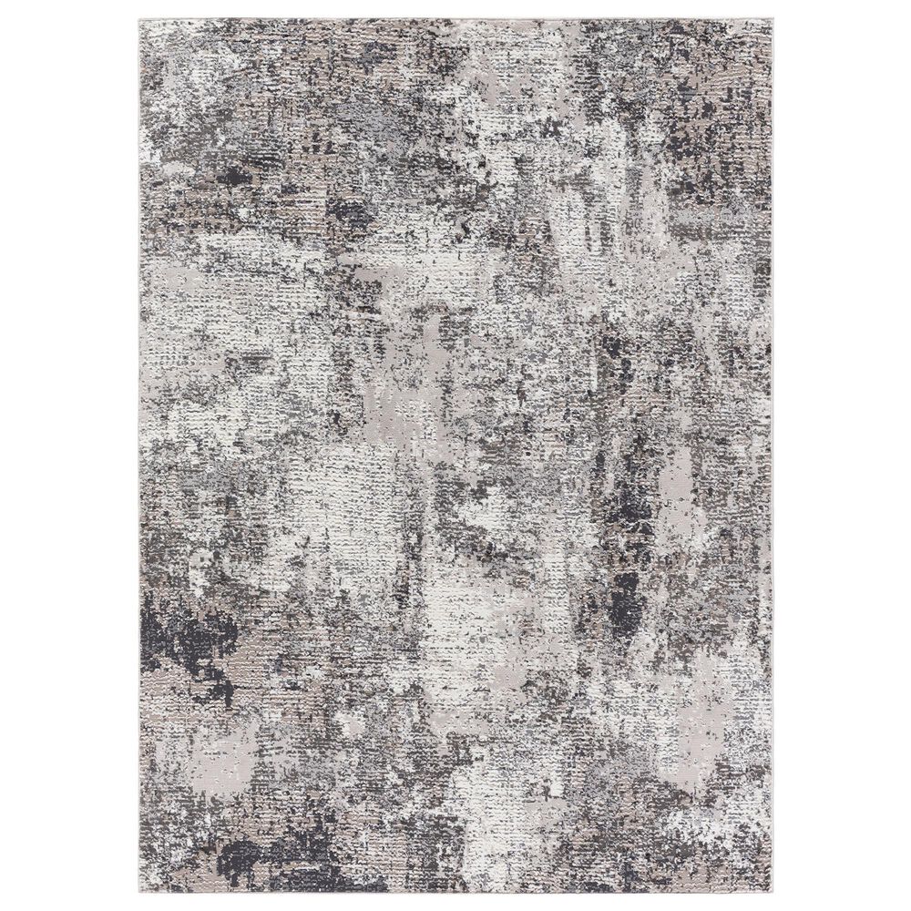 Surya Alder 5" x 7" Taupe, Charcoal, Cream, Tan, Ivory, Gray and Light Slate Area Rug, , large