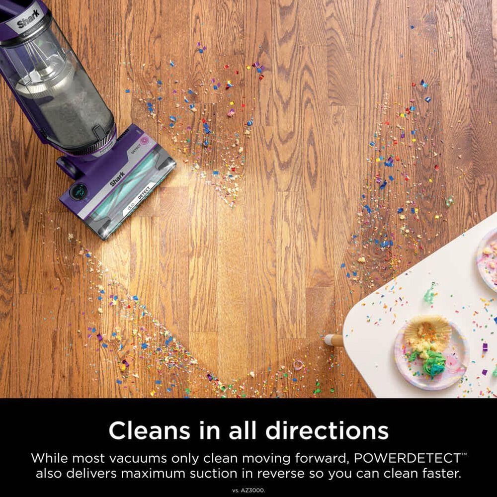 Shark DuoClean Detect Technology Upright Vacuum in Eggplant, , large