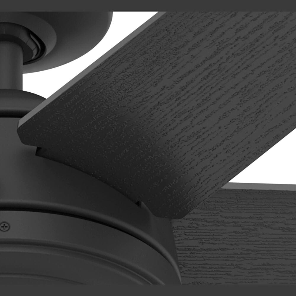 Hunter Jetty 52&quot; Outdoor Ceiling Fan in Matte Black, , large