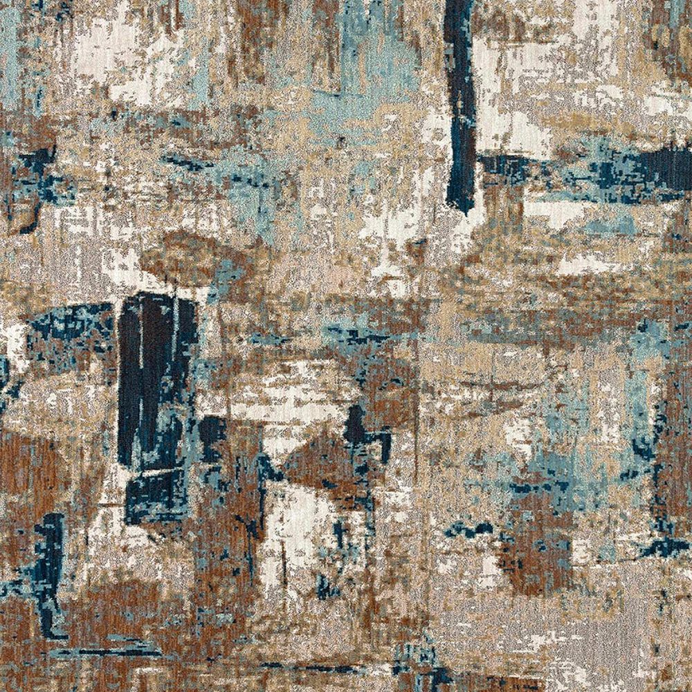 Karastan Elements Envision 91201-60110 9&#39;6&quot; x 12&#39;11&quot; Aquamarine Area Rug, , large