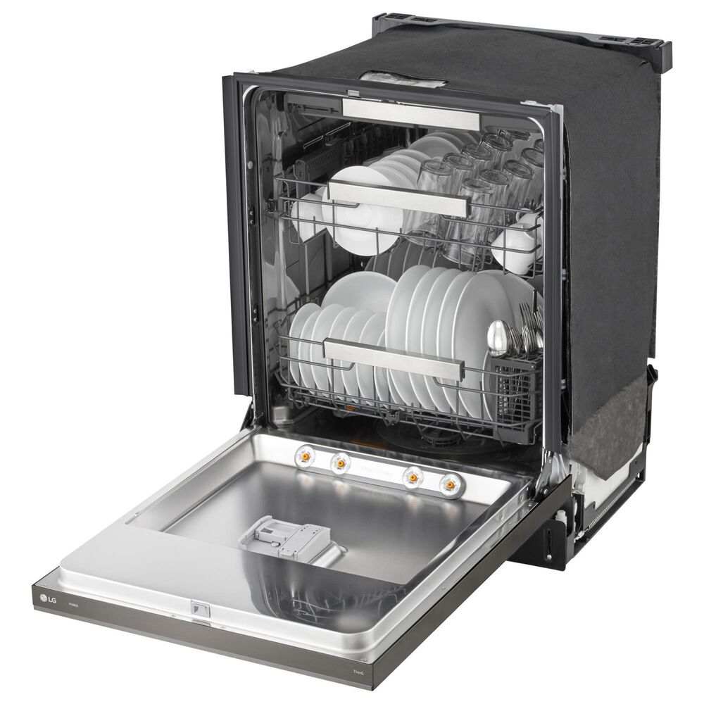 LG 24&quot; Built-In Pocket Handle Dishwasher with 3rd Rack in Black Stainless Steel, , large