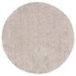 Safavieh Venus Shag 5"3" Round Taupe Area Rug, , large