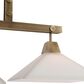 Uttermost Brookdale 3-Light Linear Chandelier in Aged Brass, , large