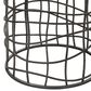 Uttermost Carnival Accent Stool in Burnished Silver, , large