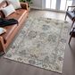 Dalyn Rug Company Silk Road Putty, Ivory, Taupe, Gold, Copper, Blue and Wheat 6"6" x 9"6" Area Rug, , large