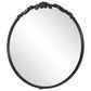 Uttermost 30" Round Wall Mirror in Satin Black, , large
