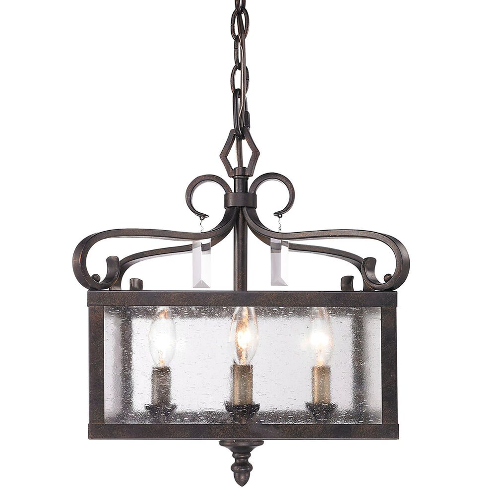 Golden Lighting Valencia 4-Light Pendant in Fired Bronze, , large