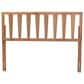 Baxton Studio Duncan King Slat Headboard in Ash Walnut, , large