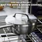 Green Pan GP5 4-Quart Saute Pan with Lid in Stainless Steel, , large