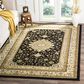 Safavieh Lyndhurst LNH213 6" x 9" Black and Ivory Area Rug, , large