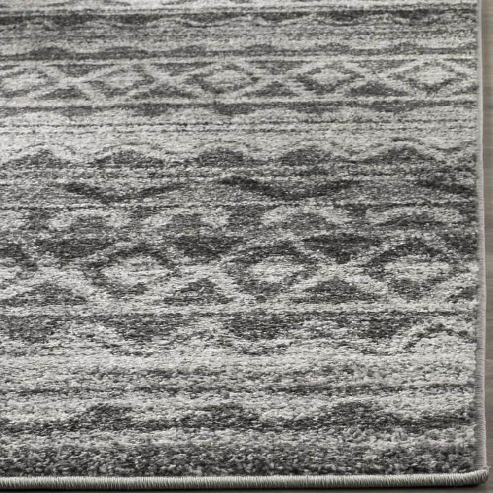 Safavieh Adirondack ADR119N 2&#39;6&quot; x 4&#39; Ivory and Charcoal Runner, , large