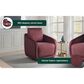 Lifestyle Solutions Lydia Swivel Accent Chair in Plum, , large