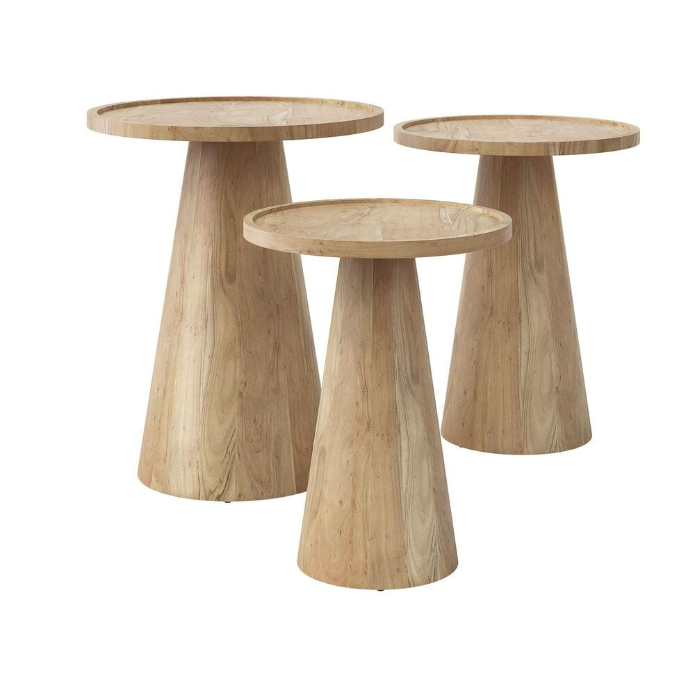 37B Knox Set of Three Nesting Table in Natural, , large