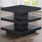 Steve Silver Canyon Square End Table in Black, , large