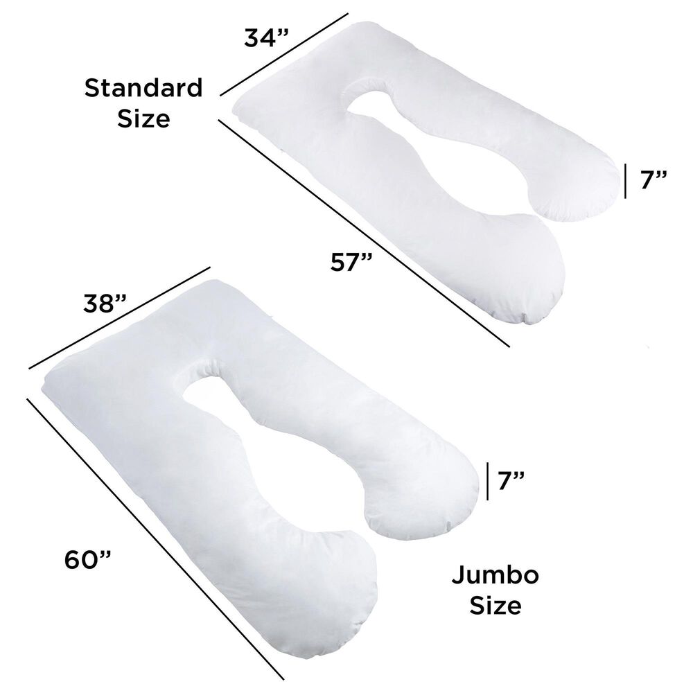 Timberlake 7-in-1 Full Body Pillow with Removable Cover in White, , large